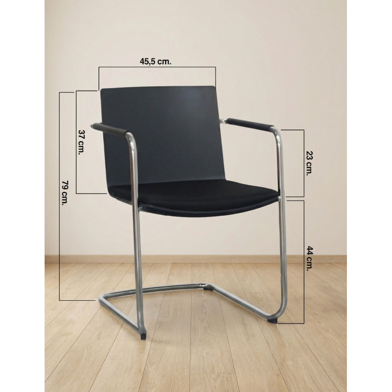Silla para salas de Espera Base Patín de Wilkhahn - Montiel