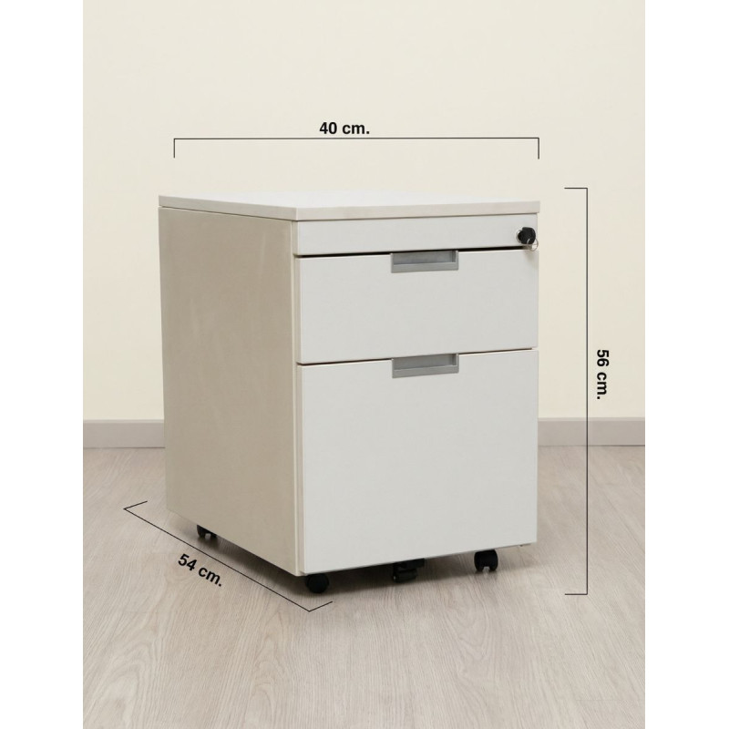 Cajonera Oficina Metálica con Ruedas de Dynamobel - Montiel