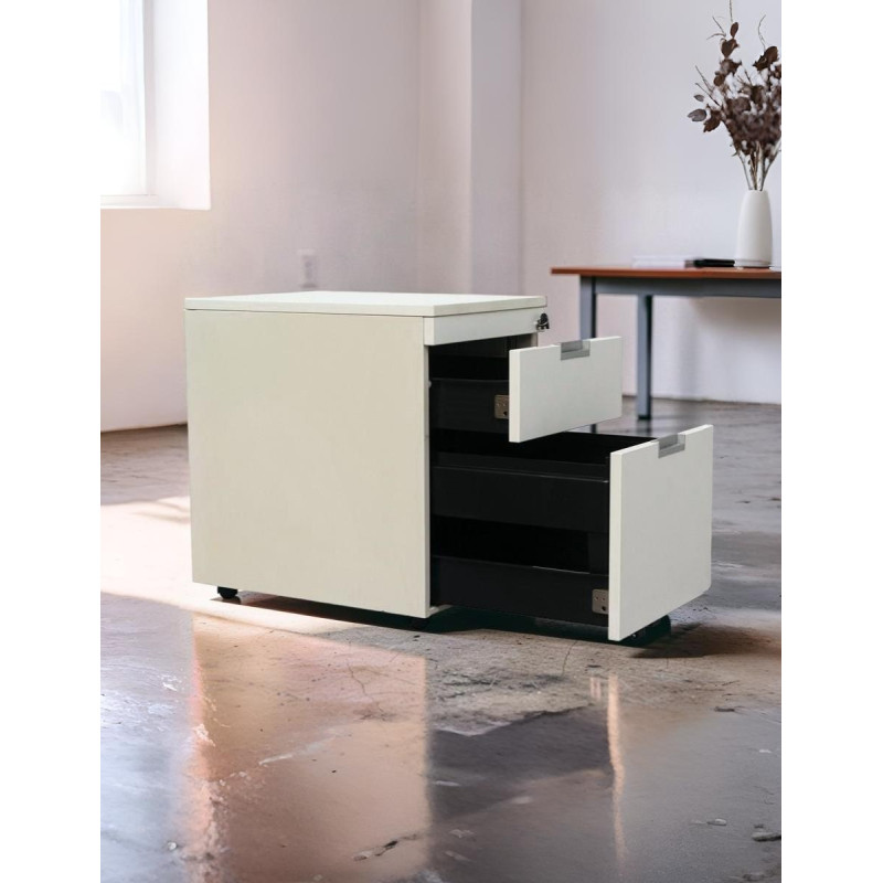 Cajonera Oficina Metálica con Ruedas de Dynamobel - Montiel