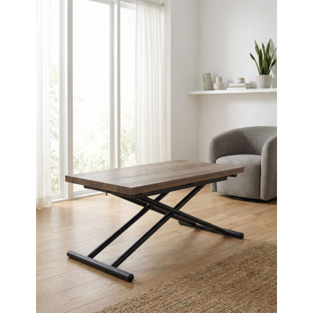 Mesa Madera de Centro Elevable y Extensible Elevia - Montiel