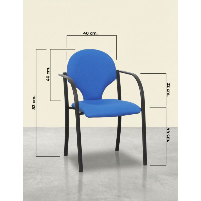 Silla para Recepción Rubi de Somomar - Oficinas Montiel