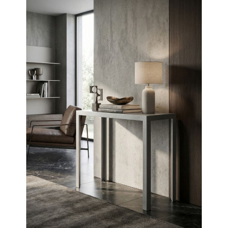 Mesa Alta Auxiliar Negra 105x90 cm MM1570 - Montiel
