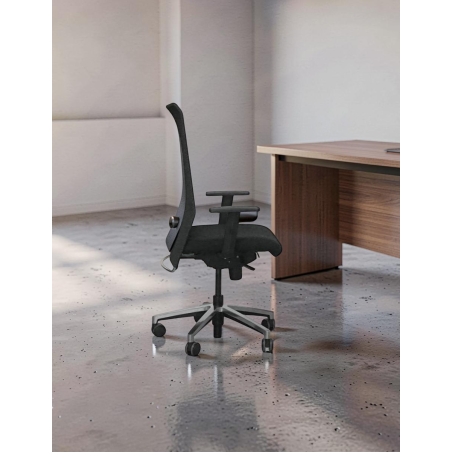 Silla Giratoria con Brazos y Altura Regulables MM1673 - Montiel