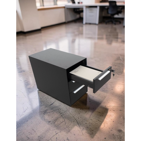 Cajonera 3 cajones Metálica Negra de Steelcase - Montiel