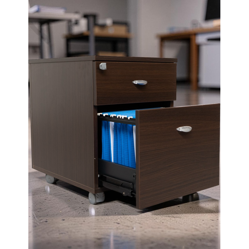 Cajonera Archivador con llave y ruedas de Las Mobili