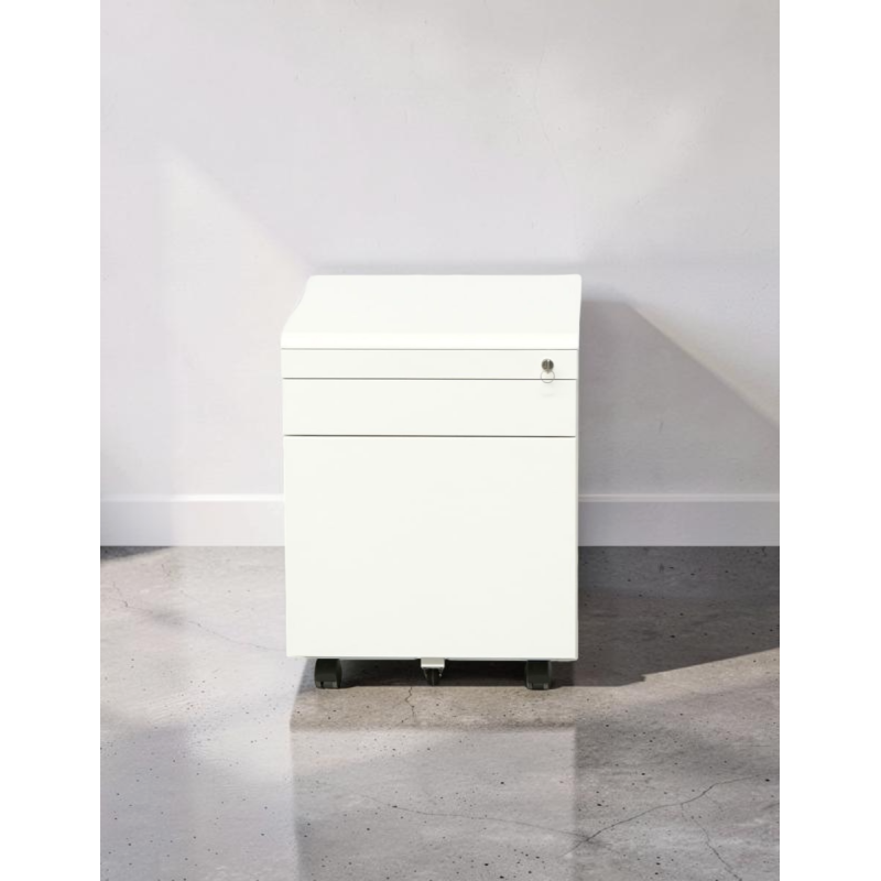 ▷ Cajonera Metálica Archivador de Oficina Blanca - Montiel