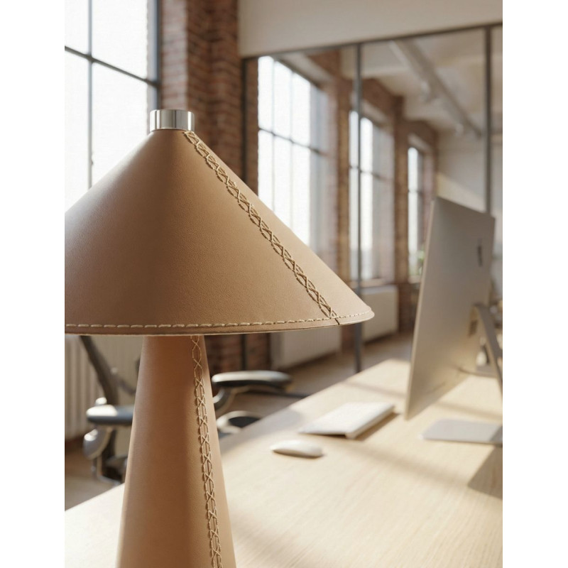 Lámpara Oficina de Mesa Portátil de Cuero Tyu Nhalma - Montiel