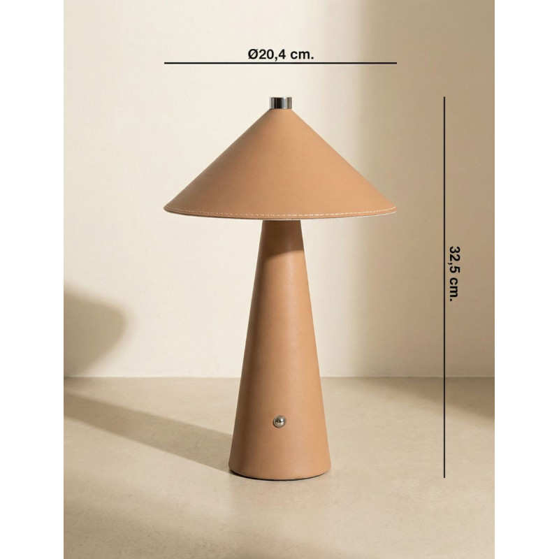 Lámpara Oficina de Mesa Portátil de Cuero Tyu Nhalma - Montiel