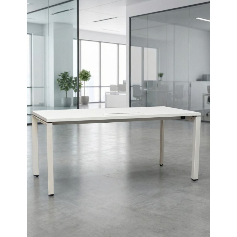 Mesa Oficina Blanca 160x80 Ottima de Steelcase - Montiel
