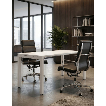 Mesa Despacho Blanca 160x80 cm WorkIt de Vitra - Montiel