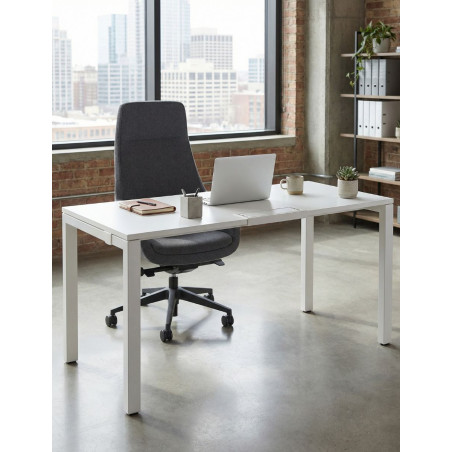 Mesa Despacho Blanca 160x80 cm WorkIt de Vitra - Montiel