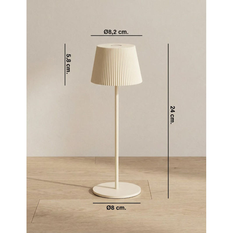 Lámpara de Mesa Oficina Portátil de Aluminio Willox - Montiel