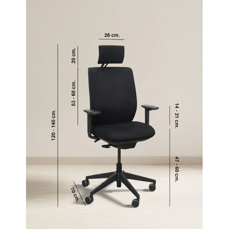 Silla Oficina Sincro Trim de Actiu - Montiel