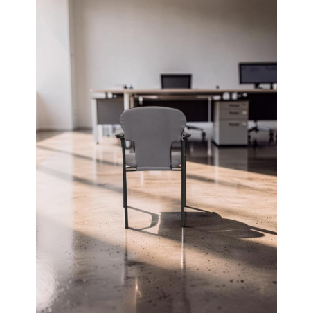 Silla Confidente Oficina Various Negra de BD Barcelona