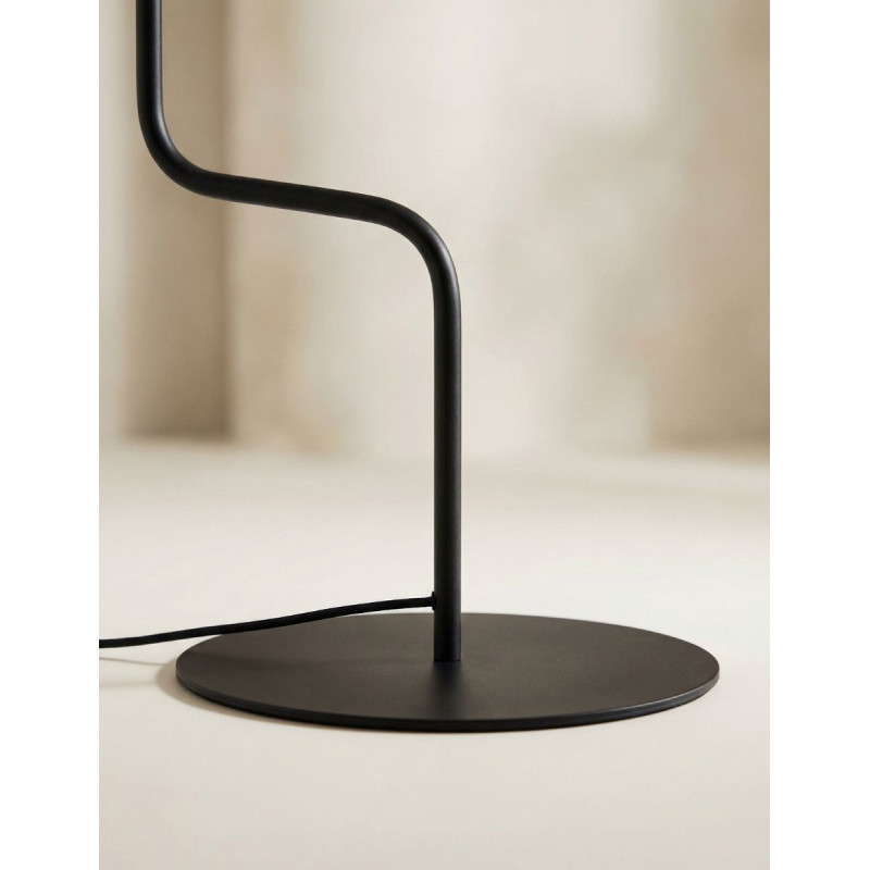 Lámpara de Pie para Oficina de Metal Negra Odyssey - Montiel