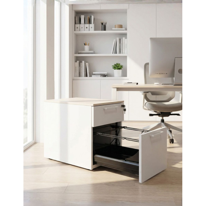 Cajonera Cajón y Archivo Blanca de Steelcase - Montiel