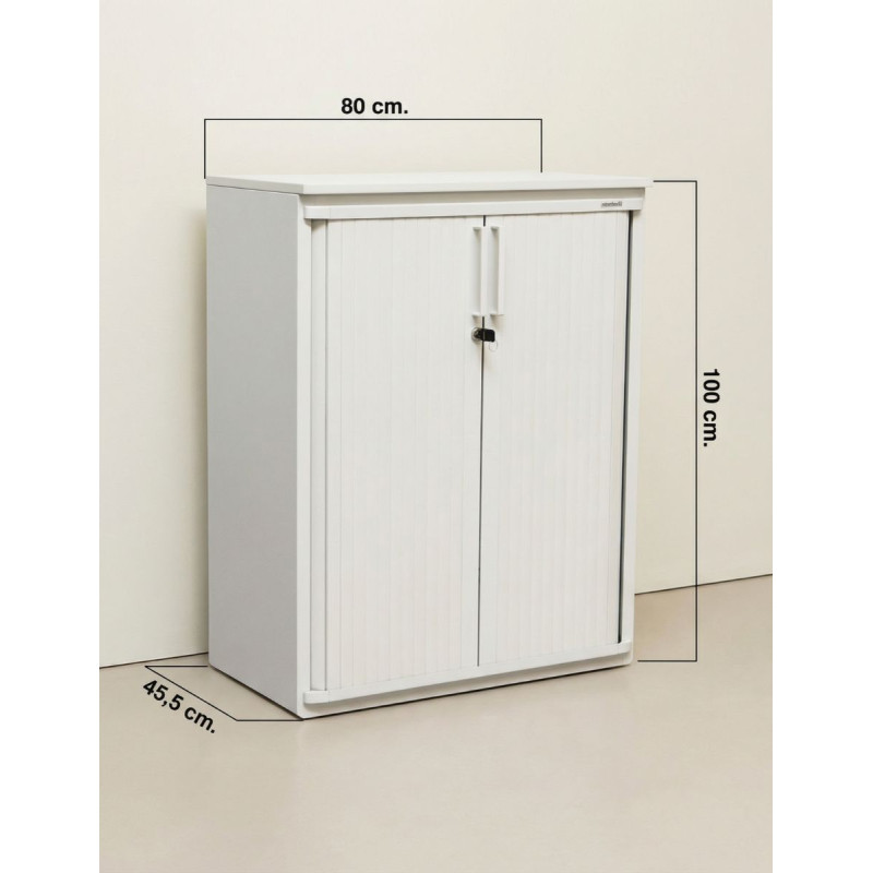 Armario Oficina Blanco 100x80 cm de Steelcase - Montiel