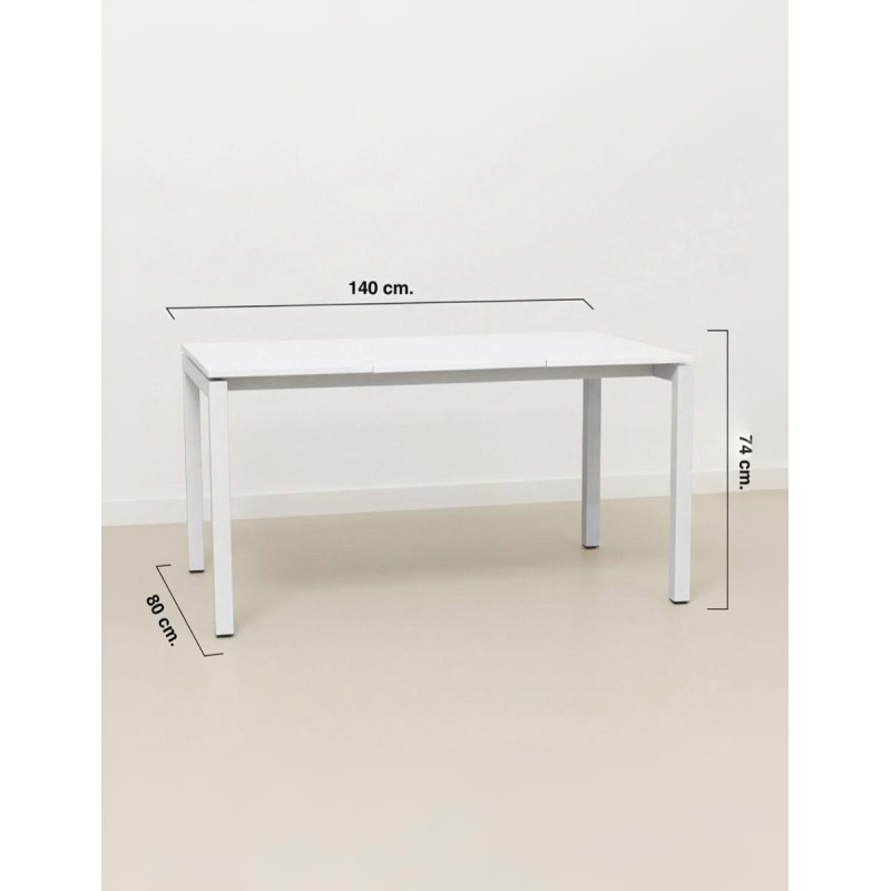 Escritorio Madera Blanco Tec de Dynamobel - Montiel