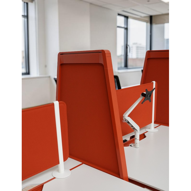 Multipuesto Alto Terracota 6 Puestos de Steelcase | Montiel