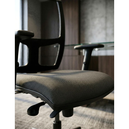 Silla Ergonómica Negra de Luyando System - Montiel