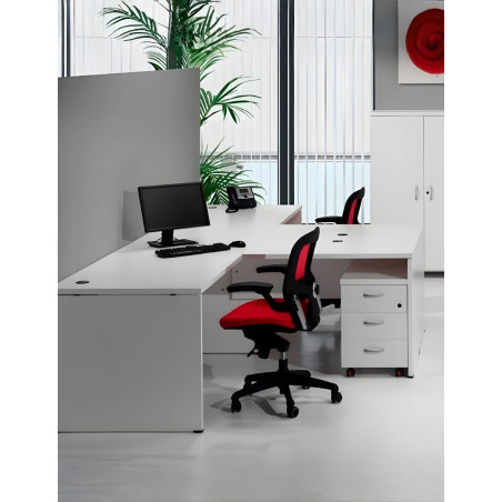 ▷ Mesa Escritorio Madera Opción de Ala Euro2000 Euromof