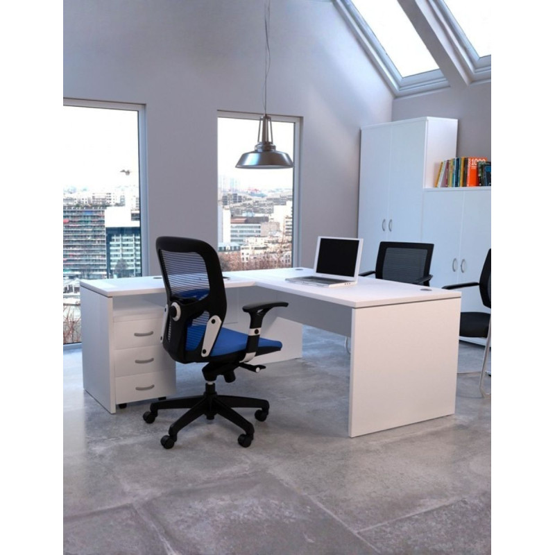 ▷ Mesa Escritorio Madera Opción de Ala Euro2000 Euromof