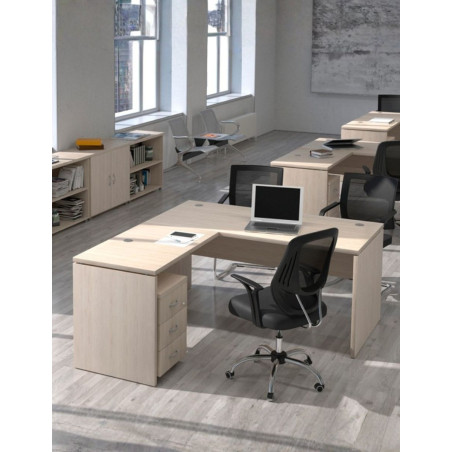 ▷ Mesa Escritorio Madera Opción de Ala Euro2000 Euromof