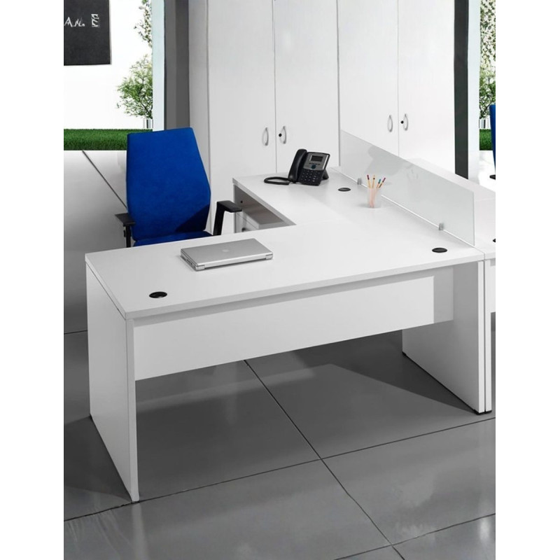 ▷ Mesa Escritorio Madera Opción de Ala Euro2000 Euromof