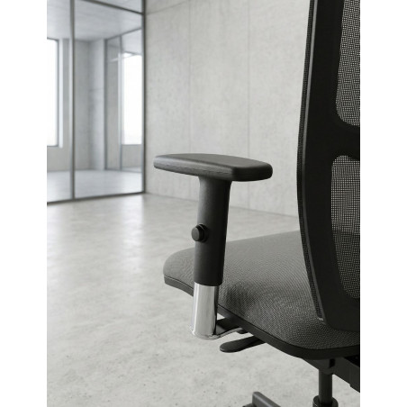 Silla Ergonómica Negra de Luyando System - Montiel