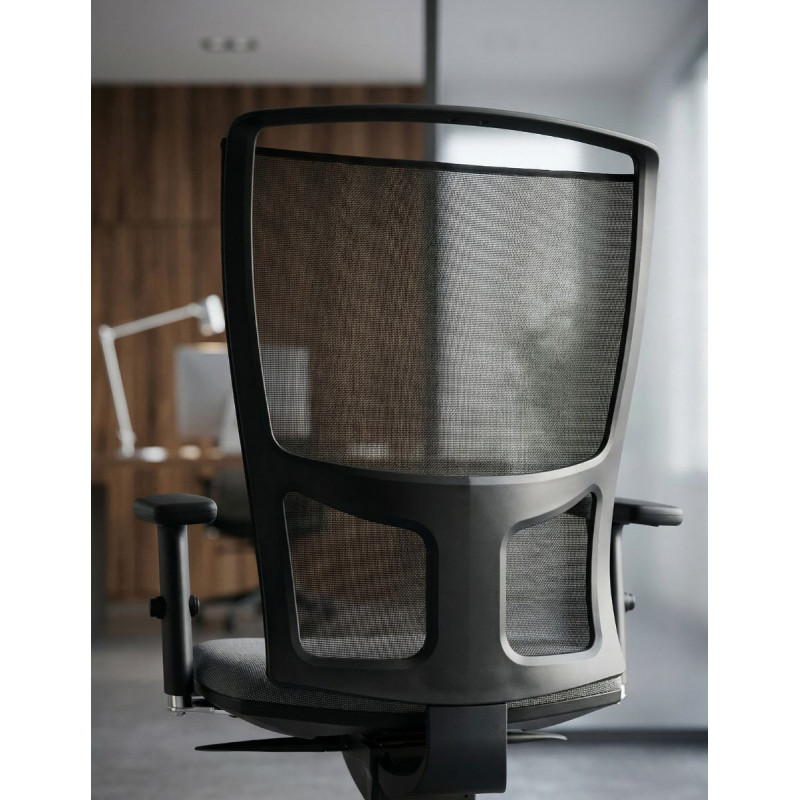 Silla Ergonómica Negra de Luyando System - Montiel