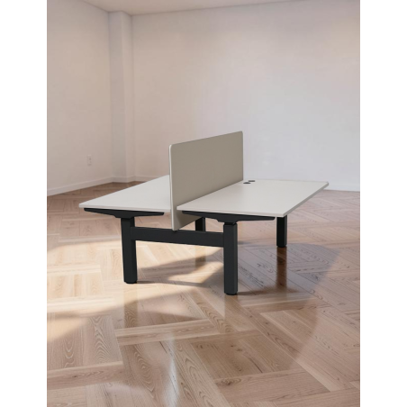 Mesa 2 Puestos con Electrificación de Actiu | Montiel
