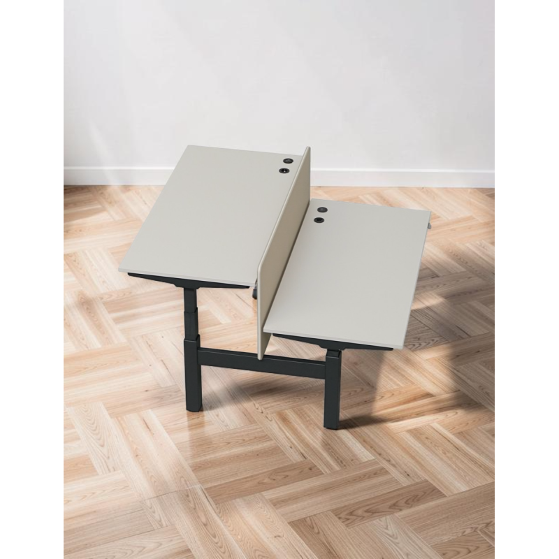 Mesa 2 Puestos con Electrificación de Actiu | Montiel