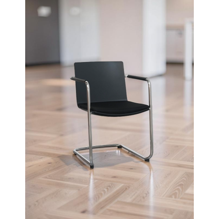 Silla para salas de Espera Base Patín de Wilkhahn - Montiel