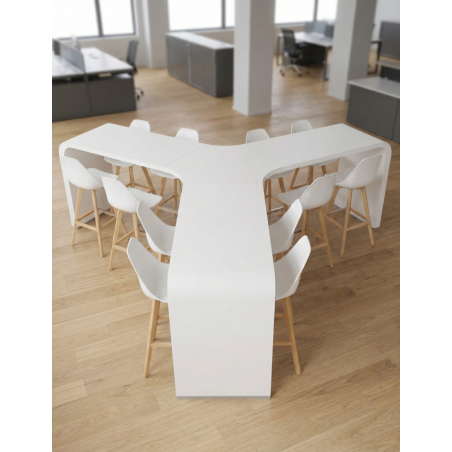 Mesa Modular en forma de Isla Blanca de La Palma - Montiel