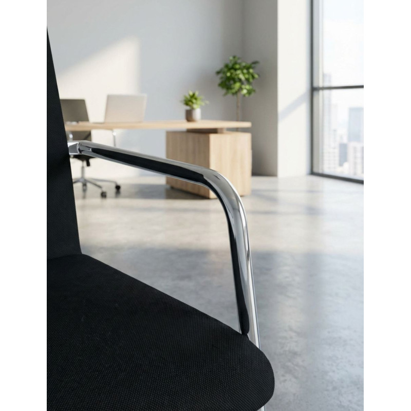 Silla Oficina de Recepción Negra de Wilkhahn - Montiel
