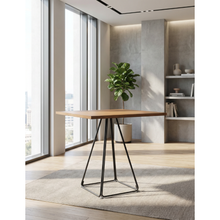 Mesa Minimalista de Madera y Metal MM1685 - Montiel