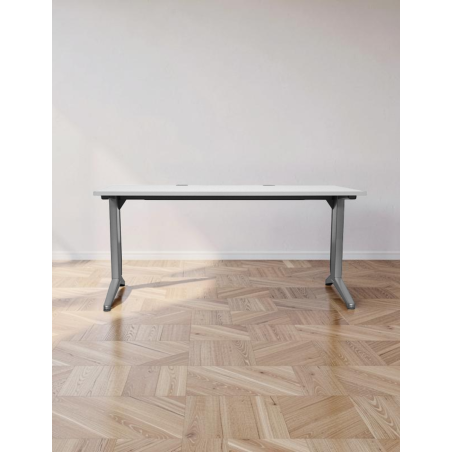 Mesa Escritorio Madera con Pasacables Fusión de Steelcase - Montiel