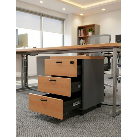 Cajonera Madera Haya 3 Cajonera MM1799 - Montiel