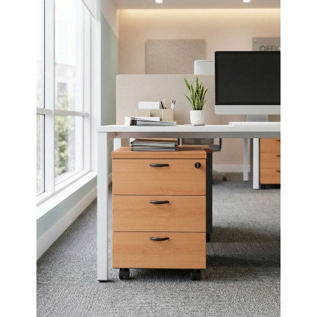 Cajonera Madera Haya 3 Cajonera MM1799 - Montiel