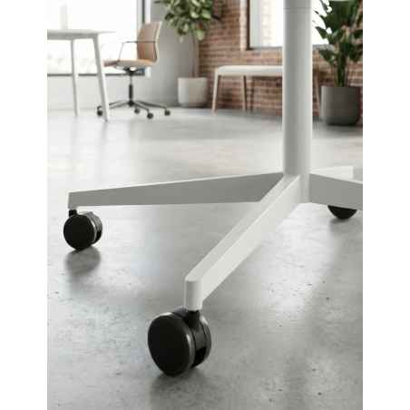 Mesa Escritorio Pequeña con Ruedas 90x90 cm - Montiel