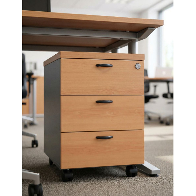 Cajonera Madera Haya 3 Cajonera MM1799 - Montiel