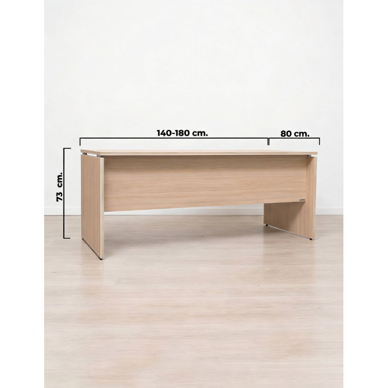 ▷ Mesa de Despacho con Faldón H2 de Herpesa | Oficinas Montiel