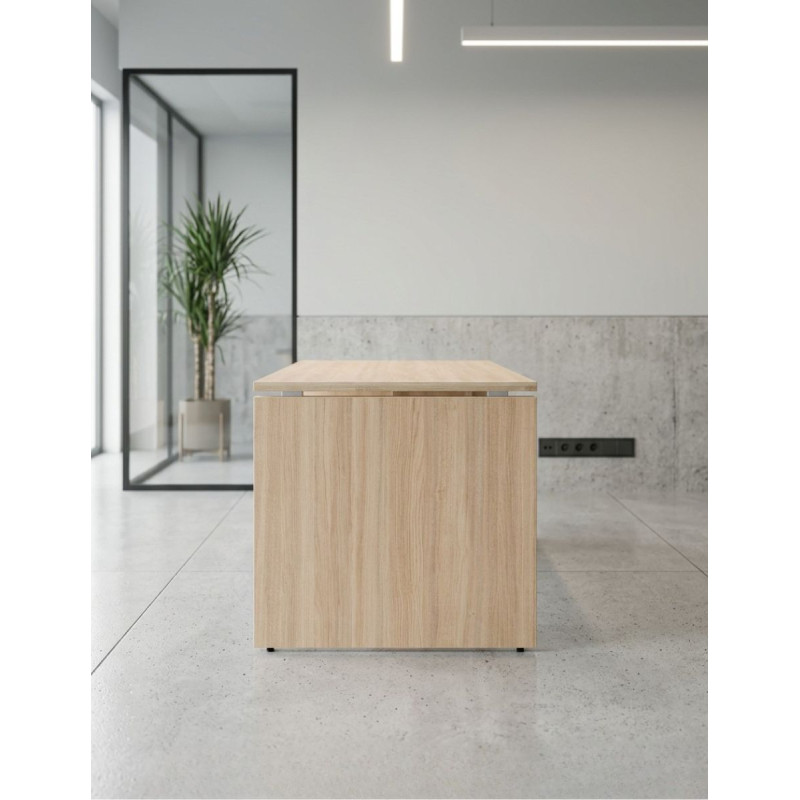 ▷ Mesa de Despacho con Faldón H2 de Herpesa | Oficinas Montiel