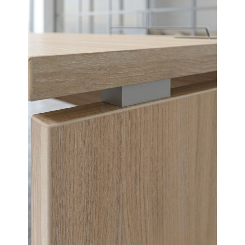 ▷ Mesa de Despacho con Faldón H2 de Herpesa | Oficinas Montiel