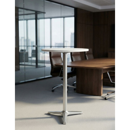 Mesa Redonda Alta Blanca MM1264 de Montiel