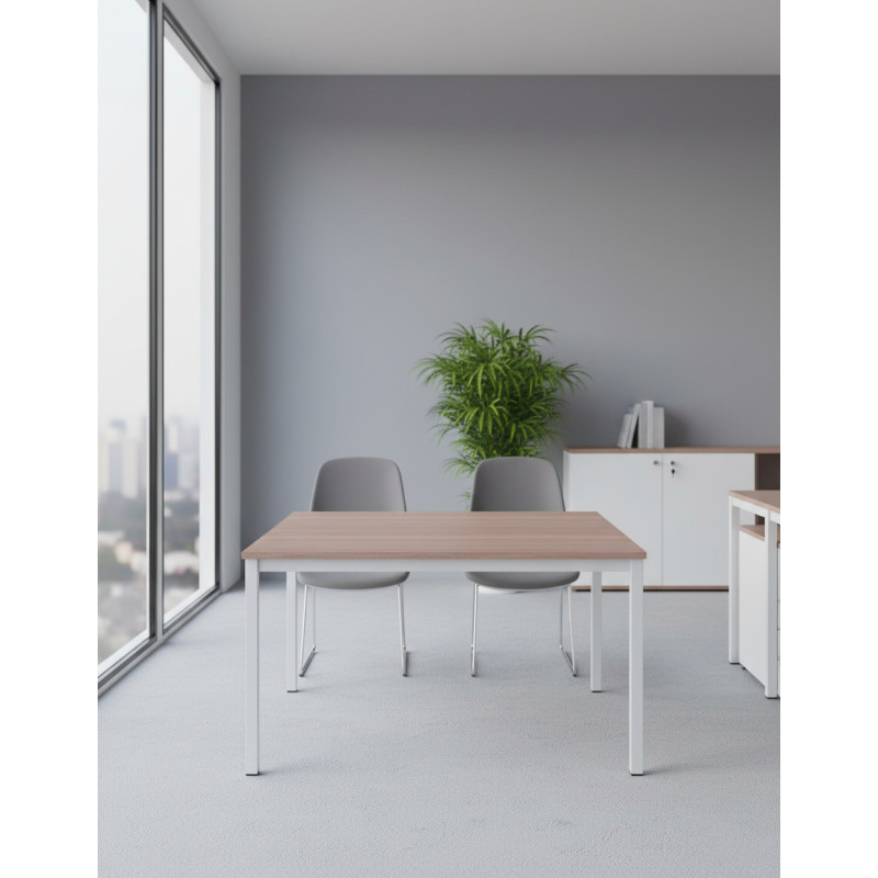 ▷ Mesa de Reuniones Cuadrada ECO de Ismobel - Oficinas Montiel