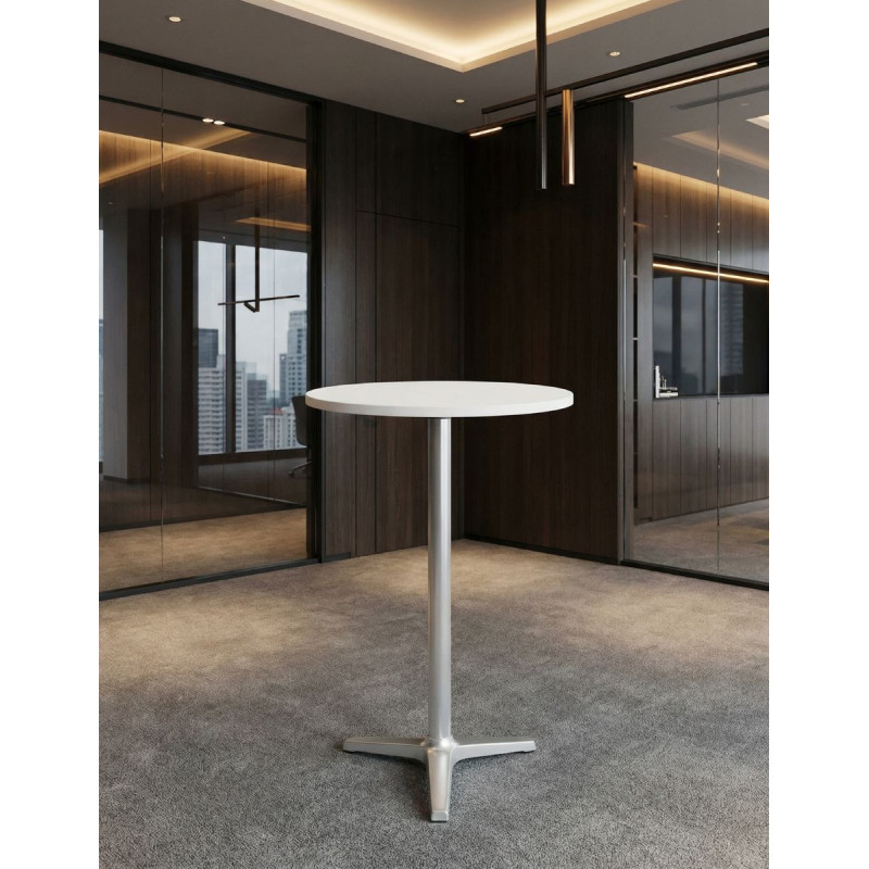 Mesa Redonda Alta Blanca MM1264 de Montiel