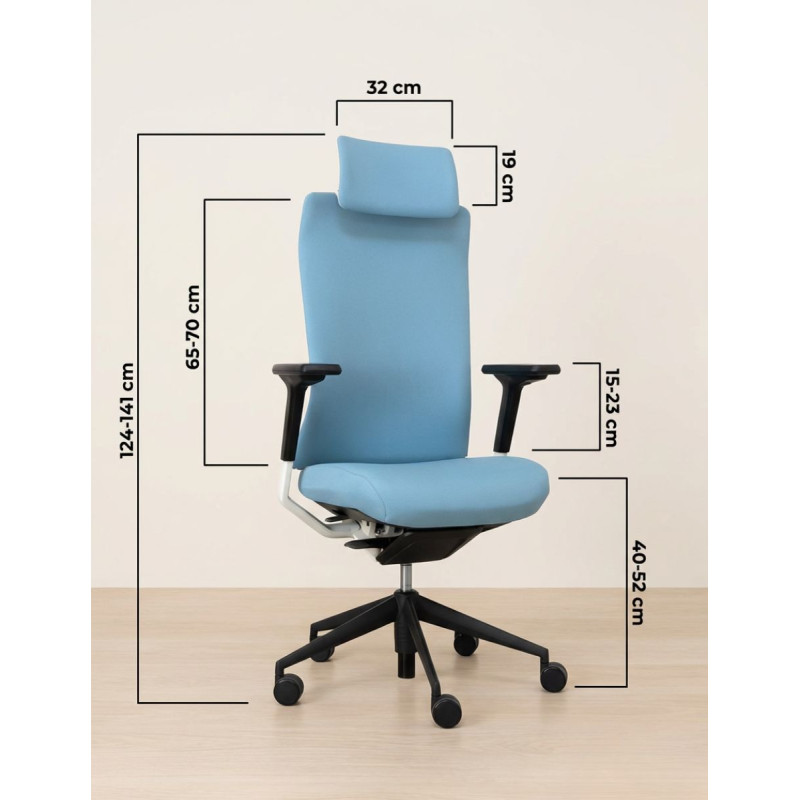 ▷ Silla Ergonómica TNK Flex 50 de Actiu - Oficinas Montiel