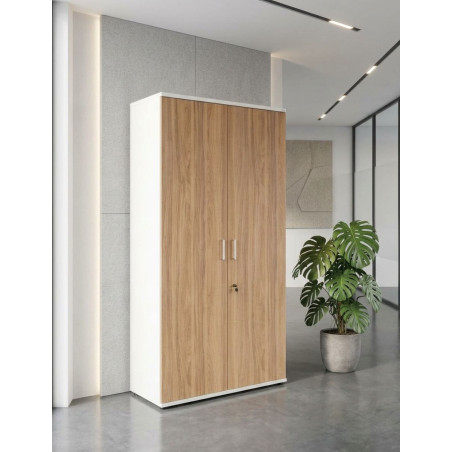 ▷ Armario de Madera Alto con Llave de Kunna - Oficinas Montiel