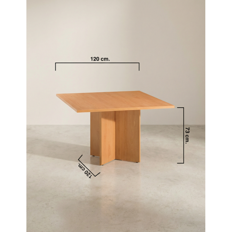 Mesa de Reuniones Cuadrada 120 cm de Herpesa - Montiel